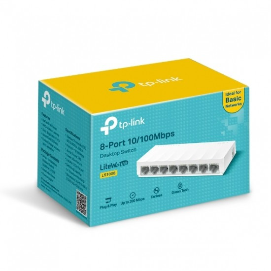 TP-Link LS1008 8-Port 101000Mbps Desktop Switch