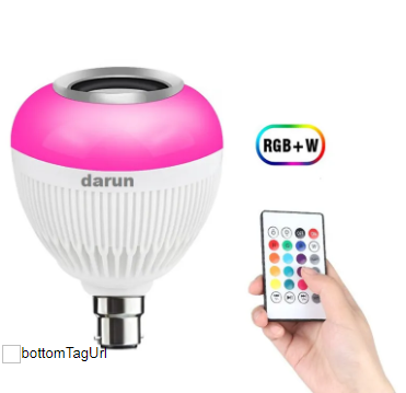 Smart Led Remote Control Bluetooth Speaker Music Bulb - AC