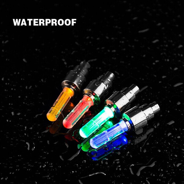 2 Pcs Car Bike Wheel Light (Multicolor)