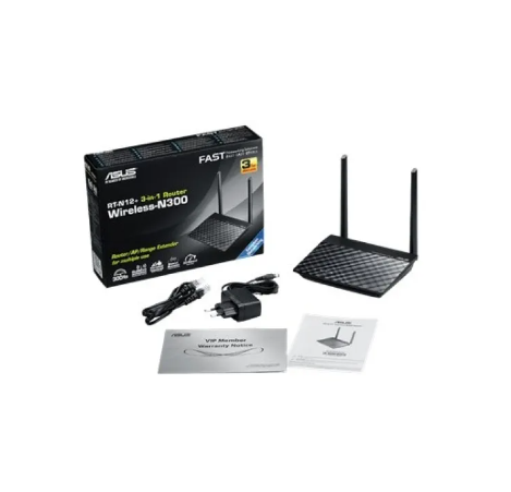 Asus RT-N12+ 3-in-1 Router  AP  Range Extender Router