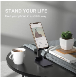 T1 Universal Ergonomic Collapsible Adjustable Desktop Tablet Mobile Phone Holder