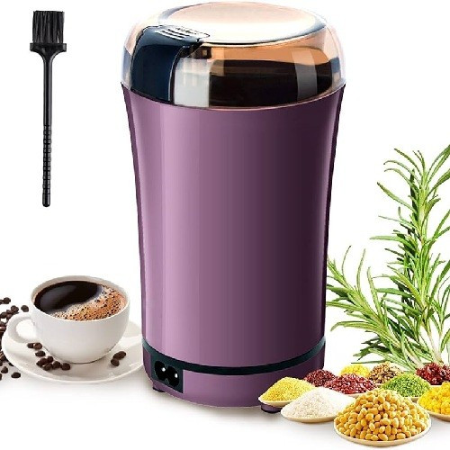 Electric Spice Grinding Machine, Electric Coffee Grinder, Household Small Powder Grinding Machine, Stainless Steel Electric Spice Grinder Fine Powder Grinder Coffee