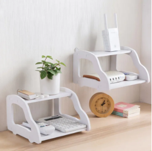 Wall Mount Wifi Router Storage Rack Storage Rack Set-top Box Router Rack