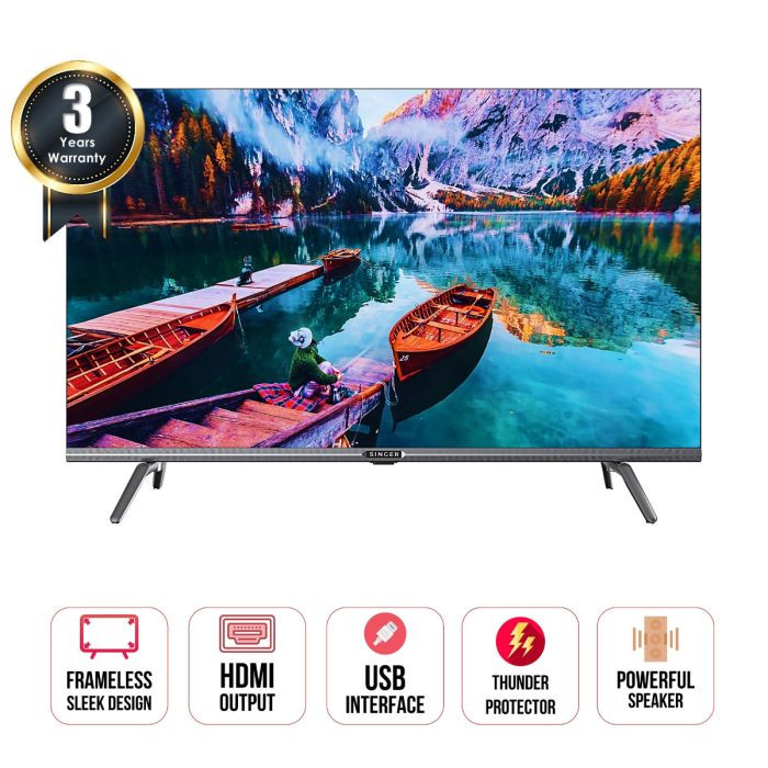 SINGER Frameless LED TV S32 32E3AWSTV