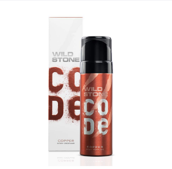 Wild_Stone Code Copper Body Perfume Spray for Men, 120ml