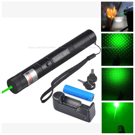 10 Miles 532nm Adjustable Focus Green Laser