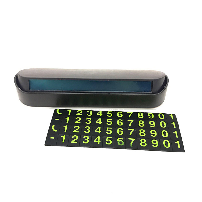 Car Temporary Parking Card