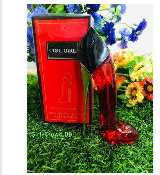 Cool girl high heels perfume perfume l fragrance For women 40 ml Red