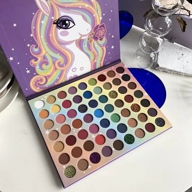 63 color makeup eye shadow Matte Shimmer Cosmetic Eyeshadow Palette