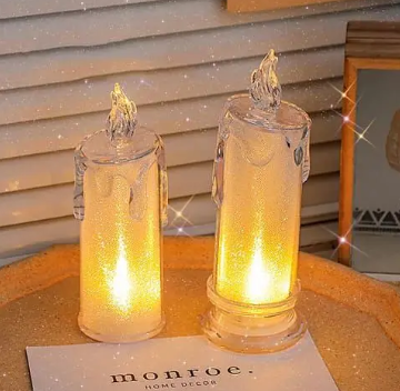 led lantern home decor battery operated plastic with led candle Metal type -Plastic /Glass Usage -Home lighting decoration