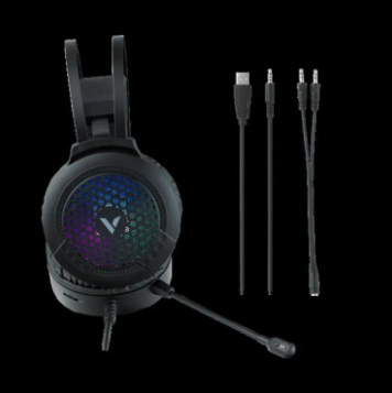 Rapoo VPRO VH120 Illuminated Gaming Headset, Cool LED Back light, Lightweight Design