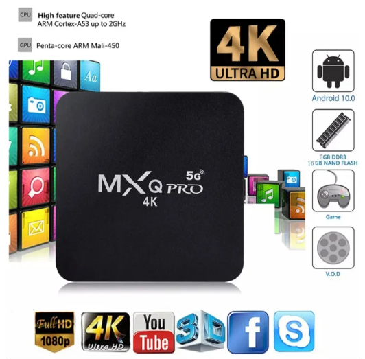MXQ Pro 4K 5G Android Smart TV Box