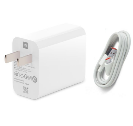 Xiaomi 3A Charging Adapter with Type-C Cable - White
