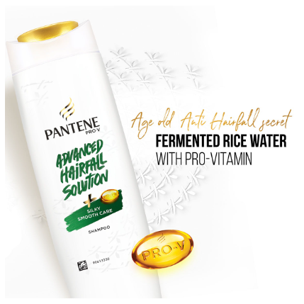 Pantene Advanced Hair Fall Solution, Smooth Silky Shampoo for Women 180 ml
