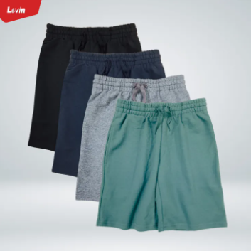 Boys Casual Elastic Waist Short Pant From LEVIN
