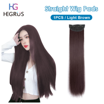 HEGRUS Wig Natural Hair Wig Piece Pad