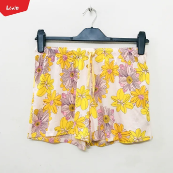 Women's Summer Friendly Comfy Drawstring Shorts with Casual Elastic Waist from Levin