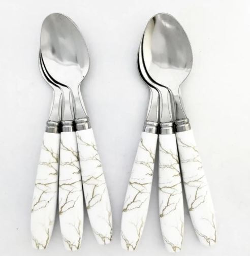 Stainless Steel Fork Spoon Set 6 Pic   Z0rsD5j0jKDLc3VNhnH1Z7oe5l3PoxTkBpTUCeyI 