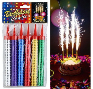 Sparkling Candle - 3 PCS