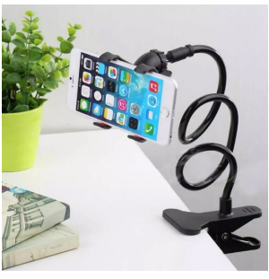 Universal Flexible Mobile Phone Holder Stand - Black