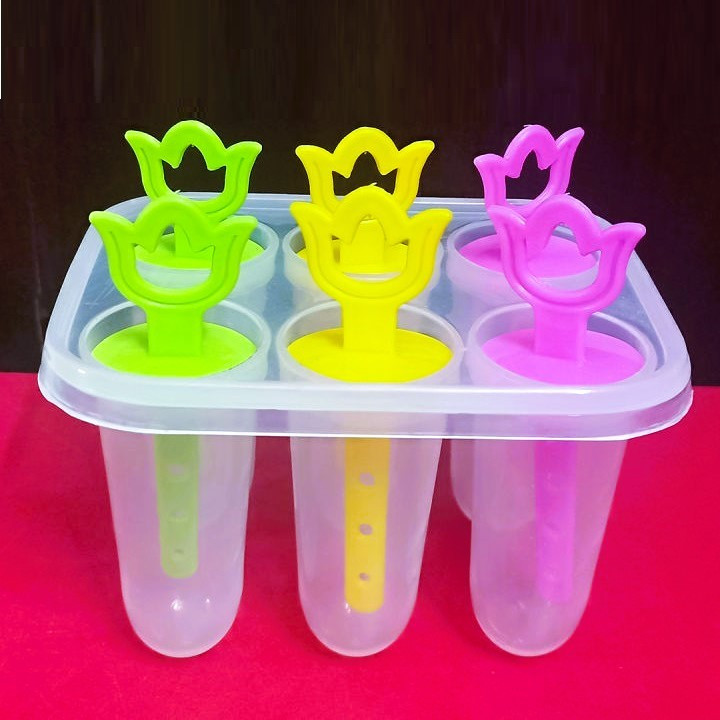 Ice Cream Mold Ice Cream Lolly Mold for home use - 6 pcs