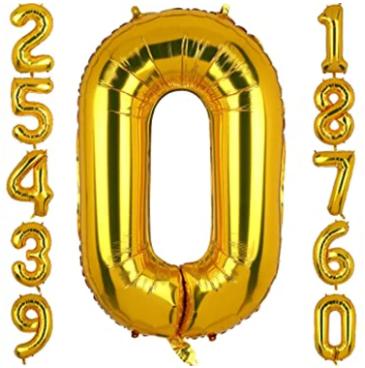 Number Foil Balloon Happy Birthday / Party / Wedding Decoration