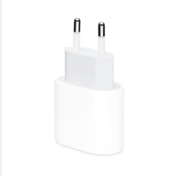 badge Apple 20W Type-C Power Adapter EU - White