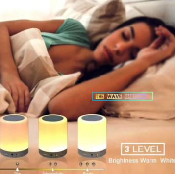 LED Touch Control Lamp with Bluetooth Speaker multi color (Rechargeable)