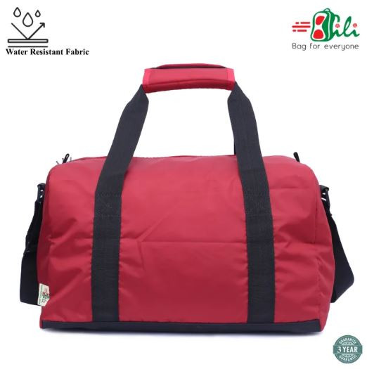 Bili Personal Use Compact Travel Bag for Short Tour 1-2 days (Red)