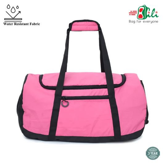 Bili Online Packable 20 Liter Duffel Bag (Hot Pink)