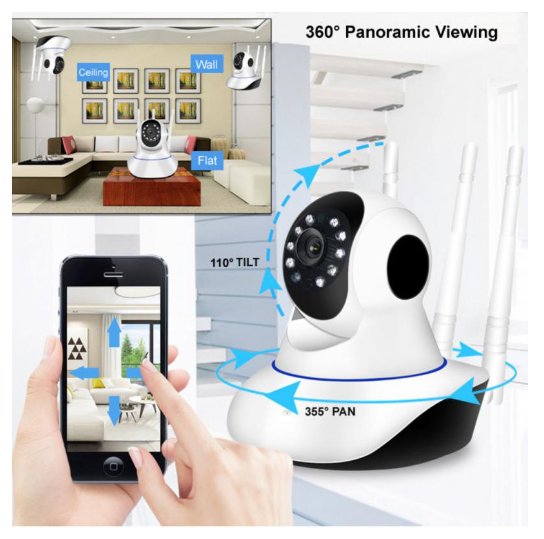 Smart PTZ Camera Wireless Security CCTV Camera WiFi IP Camera