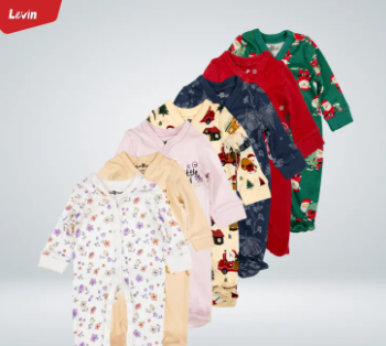 Toddler Baby Unisex Full Sleeve Cotton Full Body Romper Tops From Levin