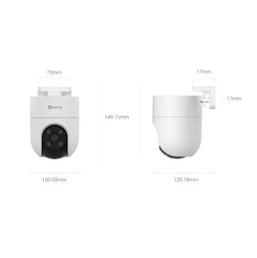Ezviz H8c - 2mp Pan & Tilt 1080p 360 Degree Full Color Night Wi-Fi Camera