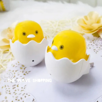 EU Plug Duck Mushroom Wall Socket Light-Control Sensor LED Night Light Bedroom lamp